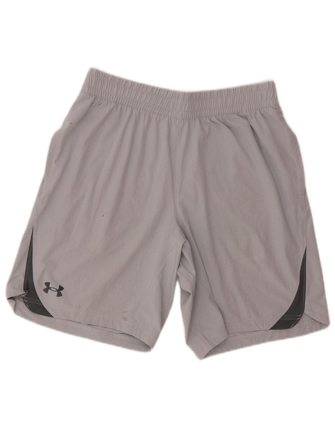 Pantaloncini sportivi grafici da uomo Under Armour Poliestere color block grigio medio
