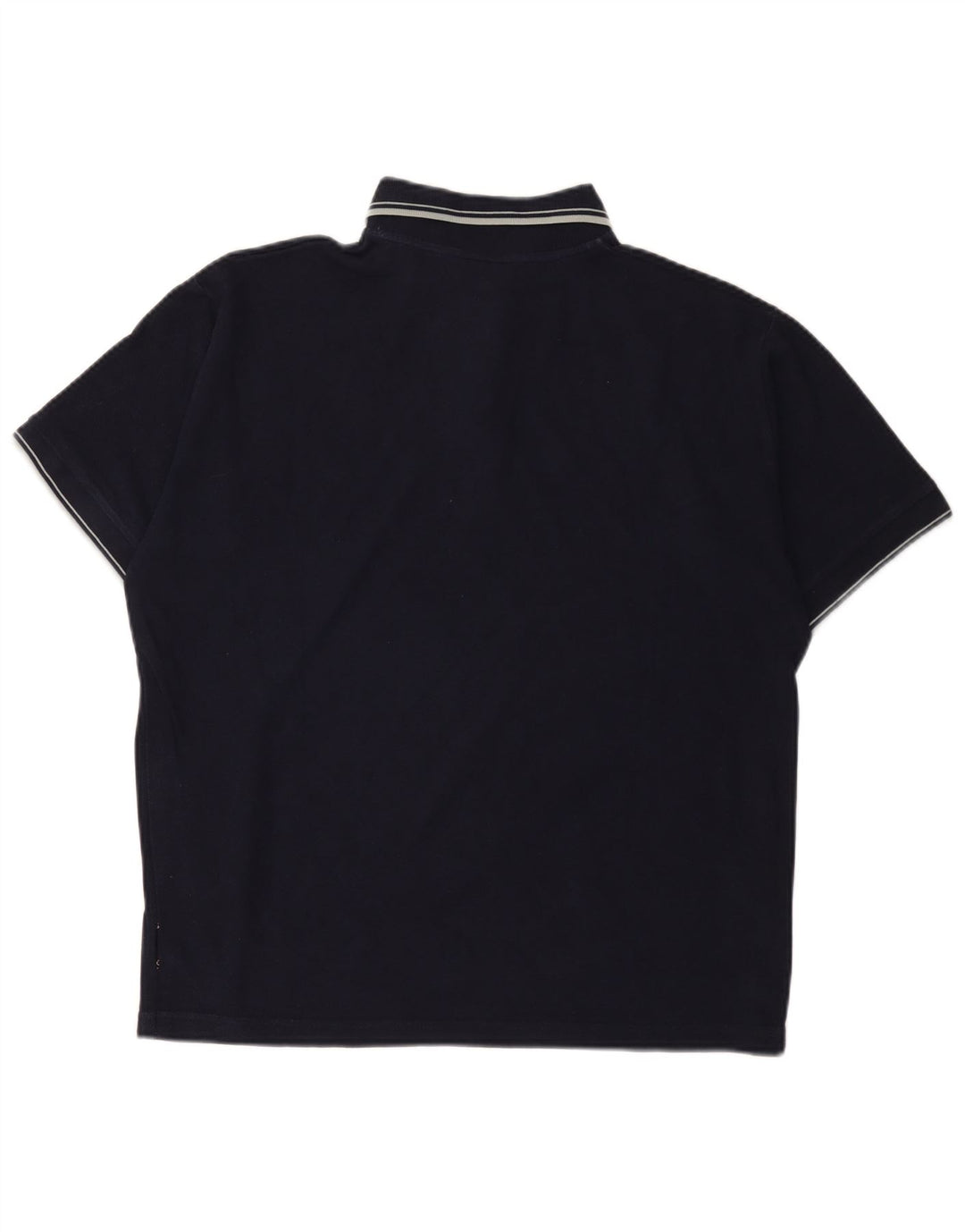 Polo Kappa Uomo Media Cotone Blu Navy
