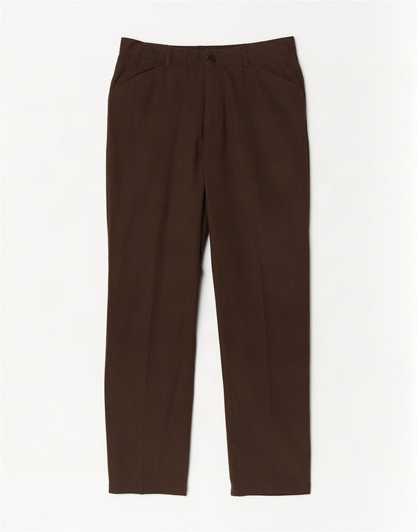 Pantaloni casual dritti da uomo Emporio Armani W30 L28 Marrone