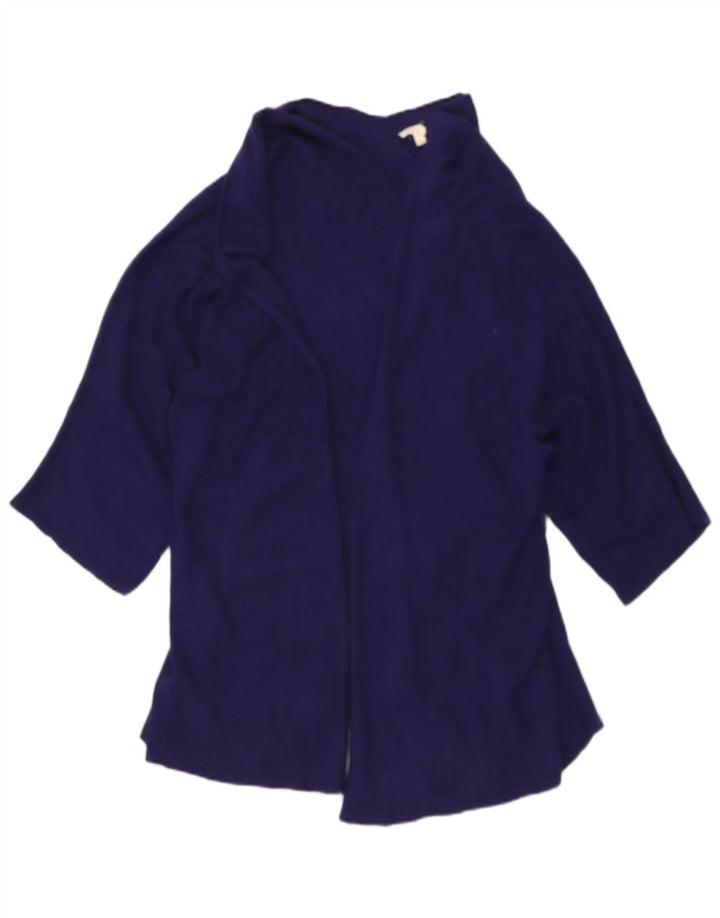 EILEEN FISHER Womens Oversized Cardigan Sweater UK 14 Medium Navy Blue