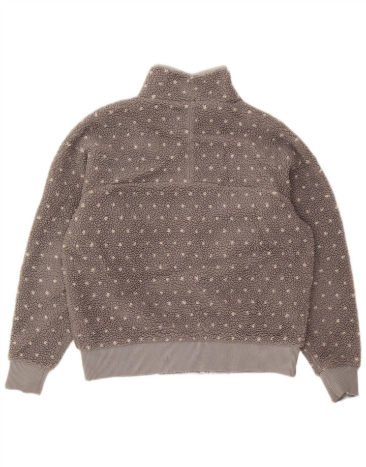 Giacca in pile da donna Patagonia UK 16 Large Poliestere maculato grigio