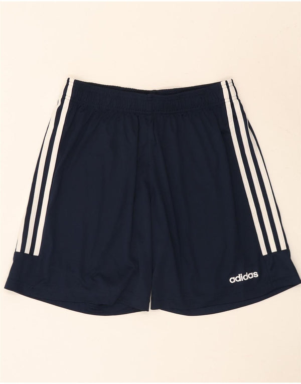 Pantaloncini sportivi Adidas Aeroready da uomo di grandi dimensioni in poliestere blu navy