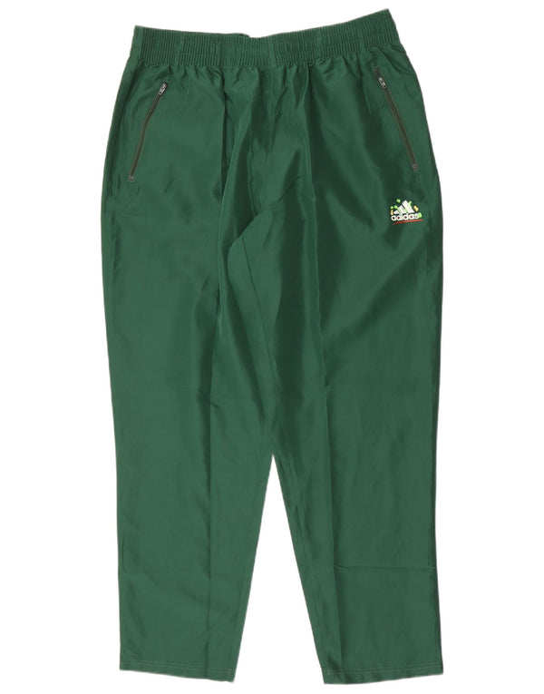 Pantaloni da tuta da uomo Adidas XL poliestere verde