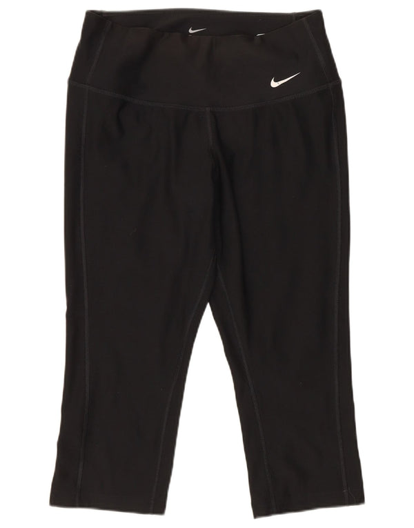Leggings Nike Dri Fit Capri da donna UK 6 XS poliestere nero