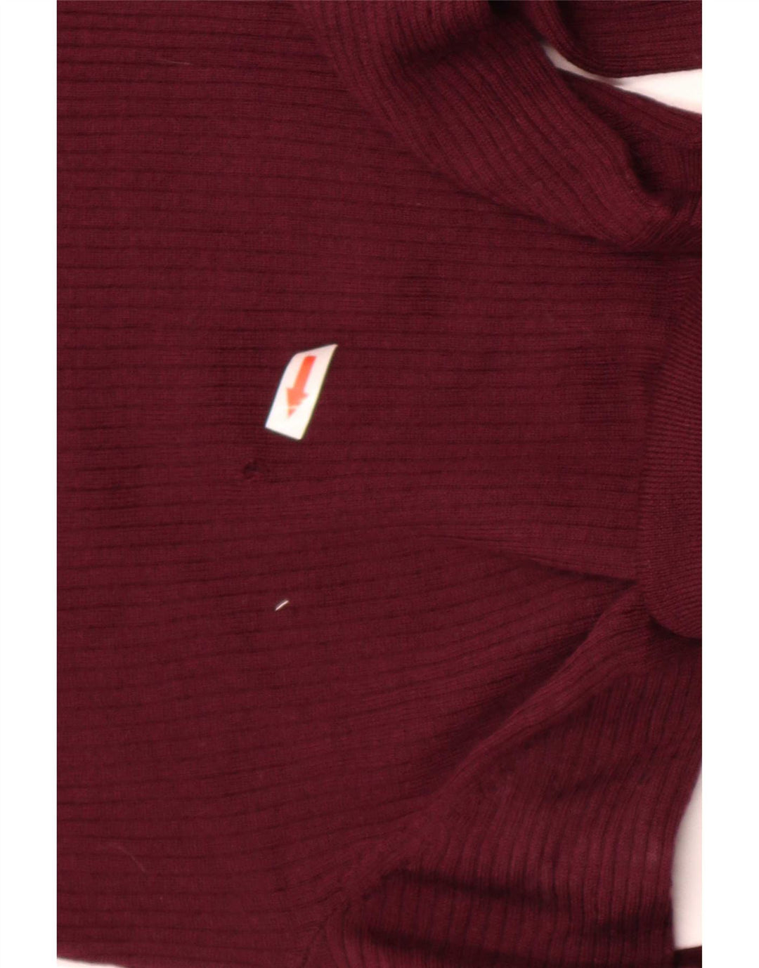 Maglione maglione a collo alto da donna Hobbs UK 8 piccolo lana vergine marrone
