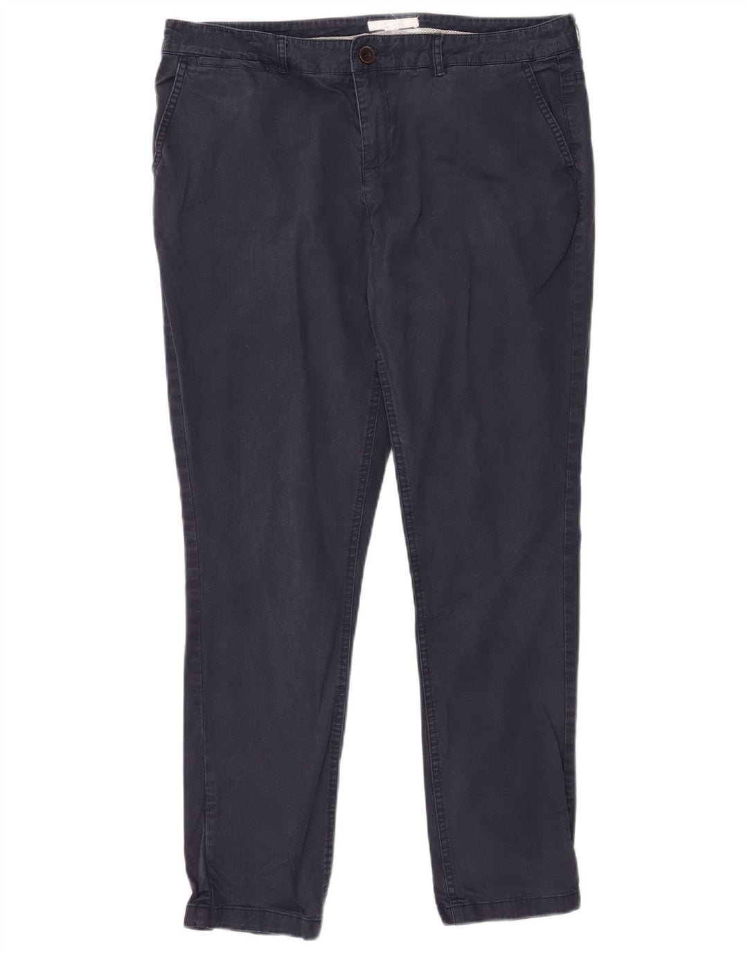 Pantaloni chino slim da uomo White Stuff UK 14 Large W37 L28 Cotone blu navy