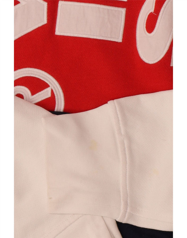 Levi's Uomo Felpa con cappuccio grafica Maglione grande in cotone color block multicolore