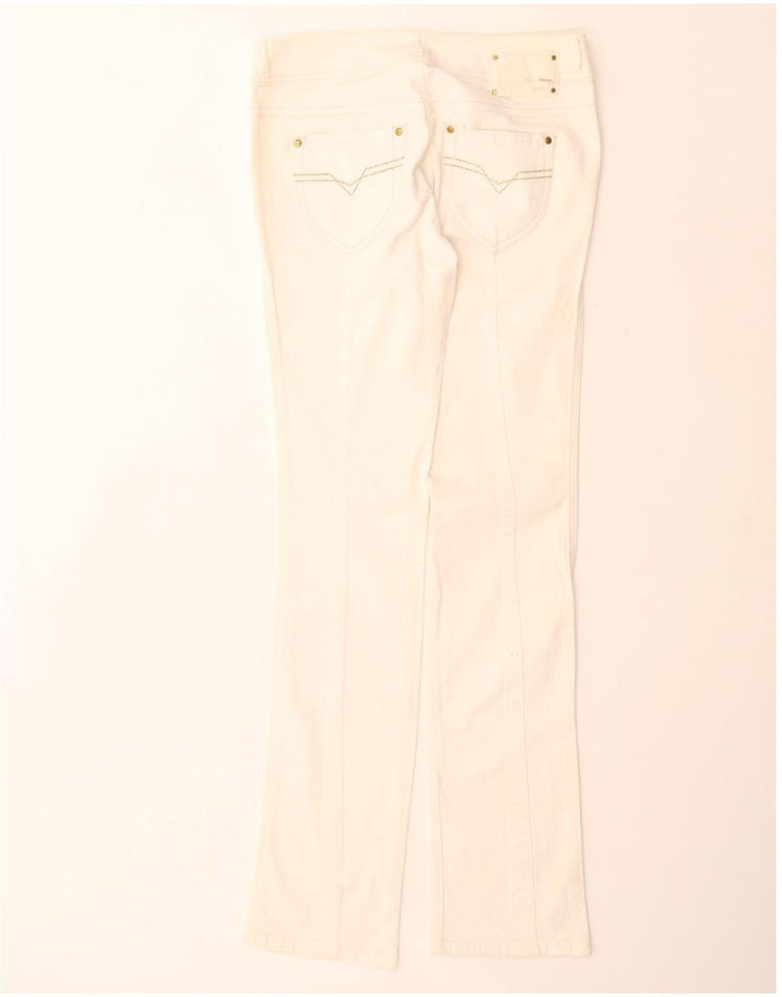 Jeans dritti Rokket da donna DIESEL W29 L34 cotone bianco