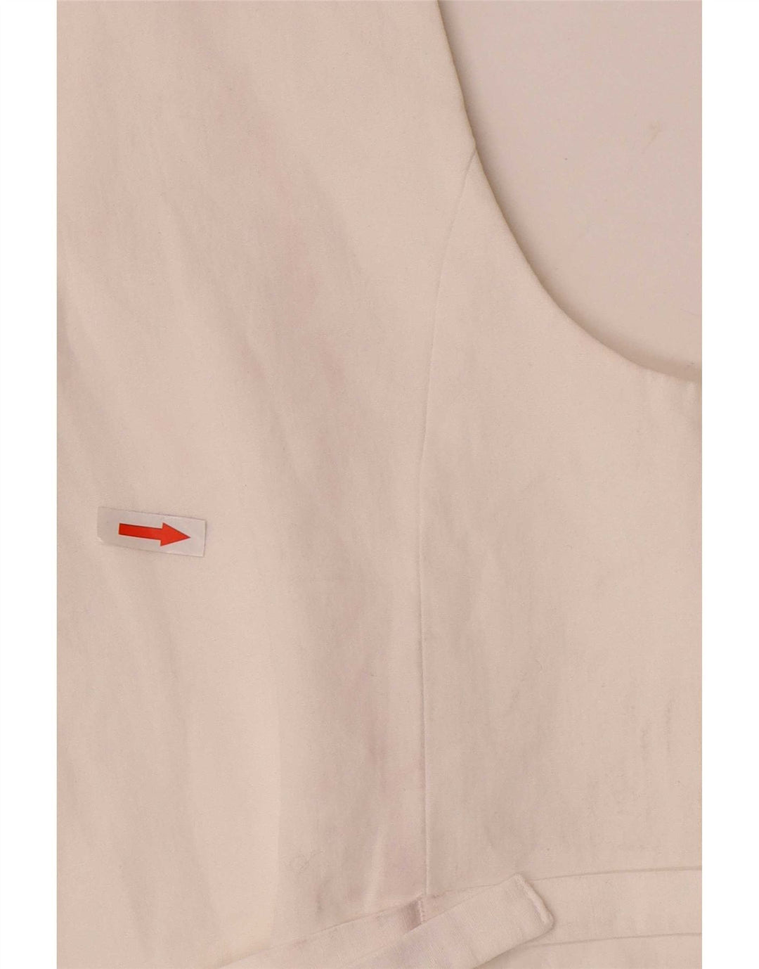 Gilet Zara da donna UK 10 piccolo in viscosa bianca