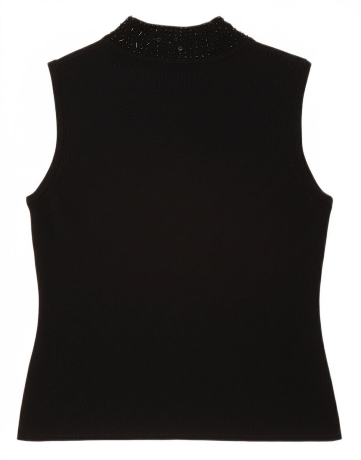 Camicetta senza maniche da donna SKY DESIGN Top US 2 XS Rayon nero