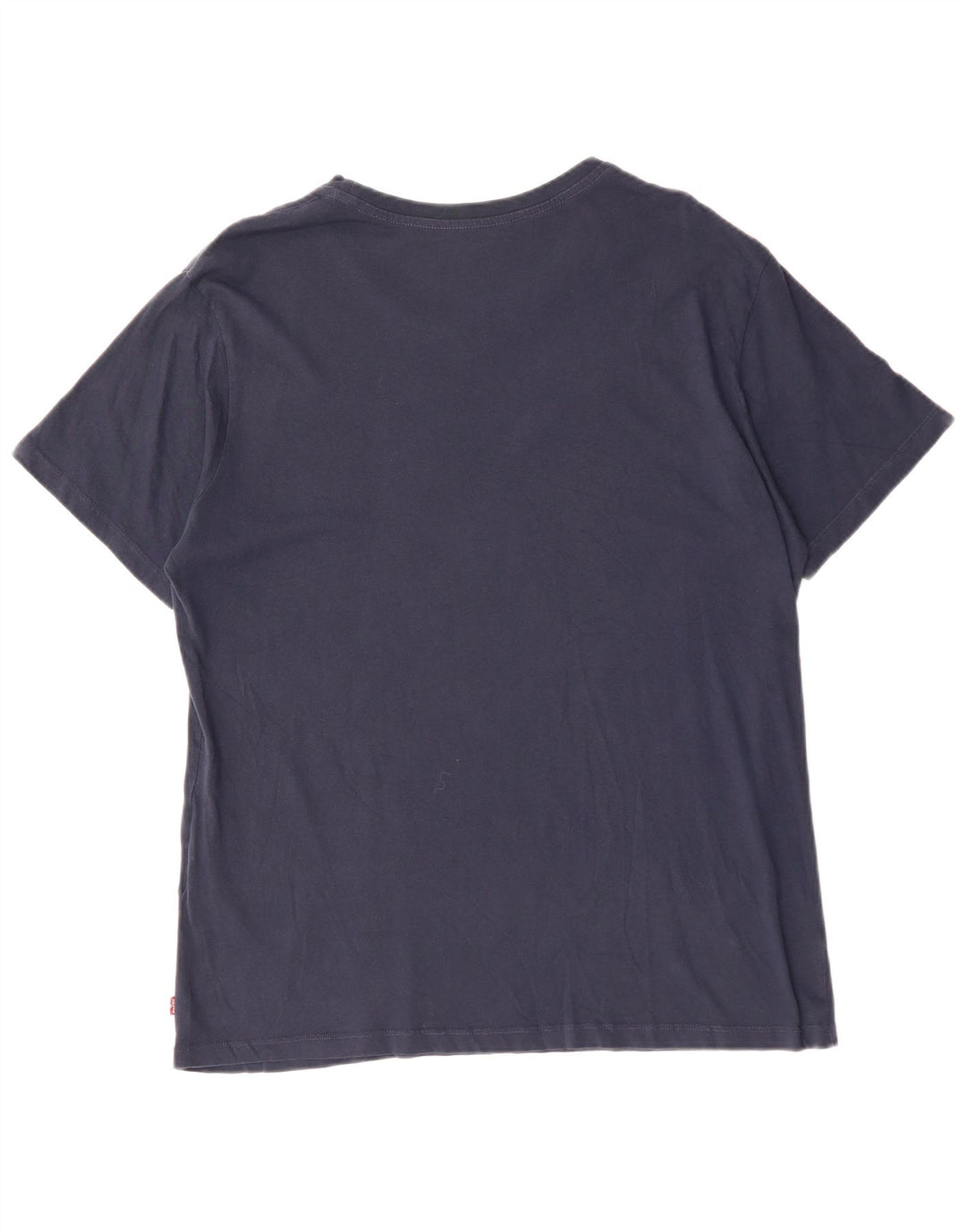 T-shirt grafica da uomo LEVI'S Top grande in cotone blu navy