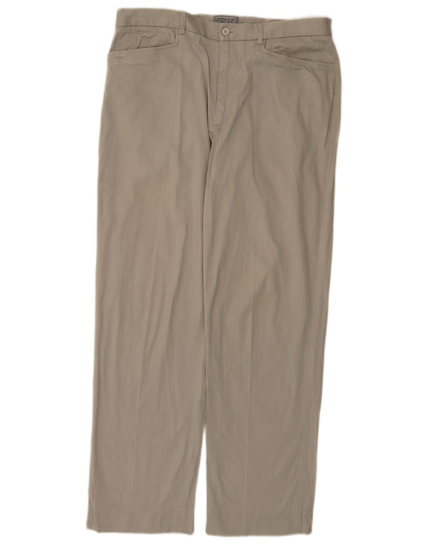 Pantaloni chino dritti da uomo Versus By Gianni Versace IT 52 XL W34 L30 Grigio