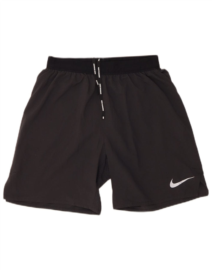 Pantaloncini sportivi Nike Dri Fit da uomo piccoli in poliestere nero