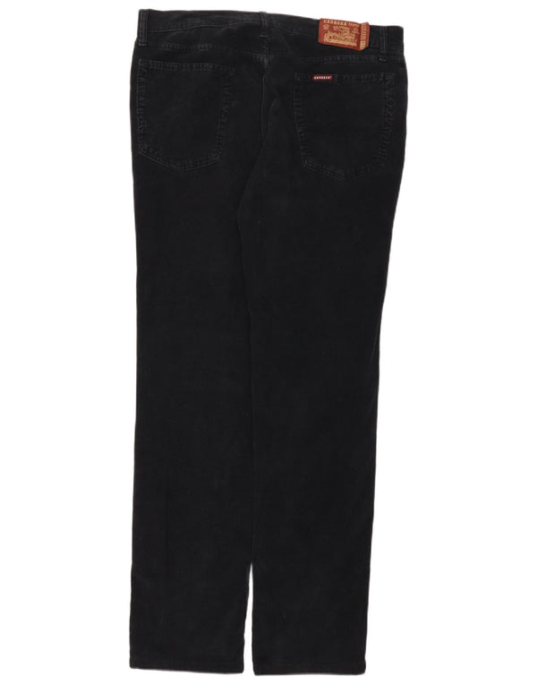 Pantaloni dritti in velluto a coste Carrera 700 da uomo W36 L32 cotone blu navy