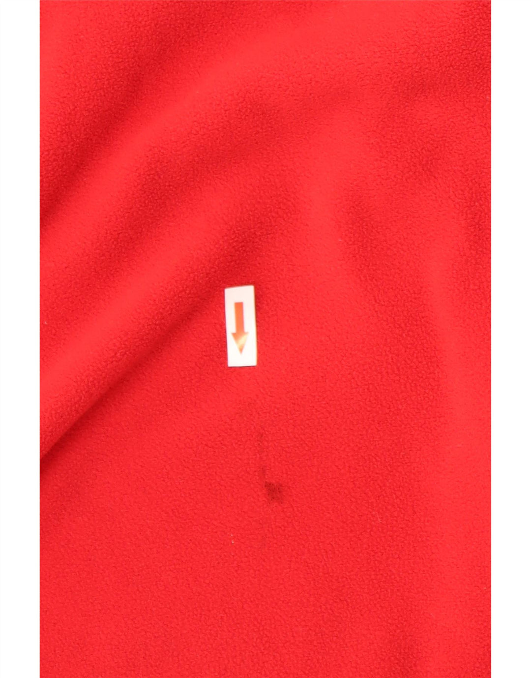 Maglione in pile da uomo The North Face con zip e collo in poliestere rosso medio