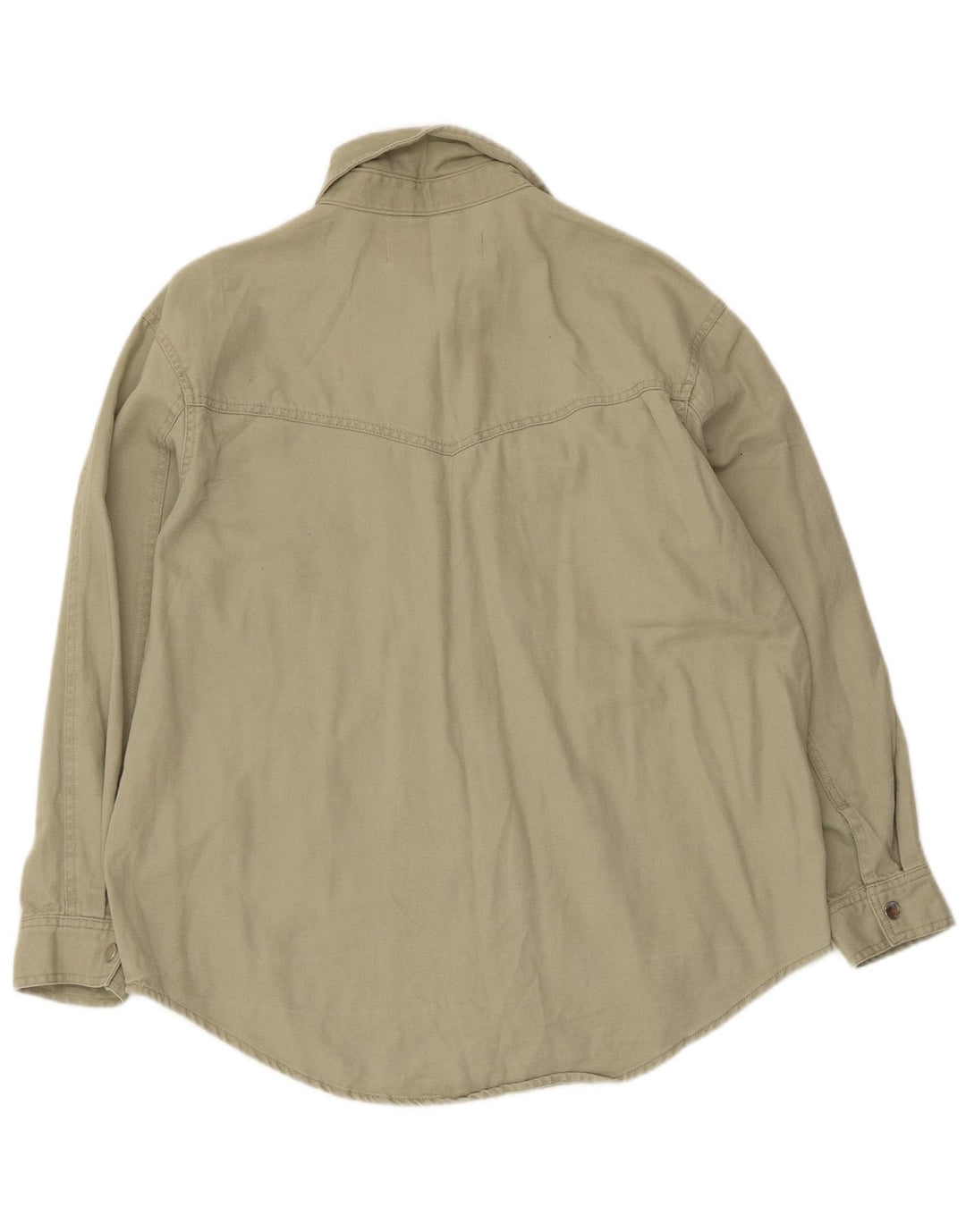 Camicia oversize da donna Zara UK 10 piccola in cotone verde