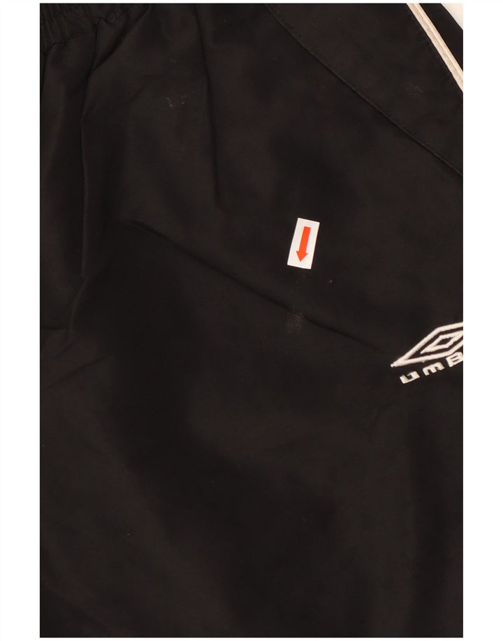 Pantaloncini sportivi Umbro da uomo con grafica Bermuda, grandi, in poliestere nero