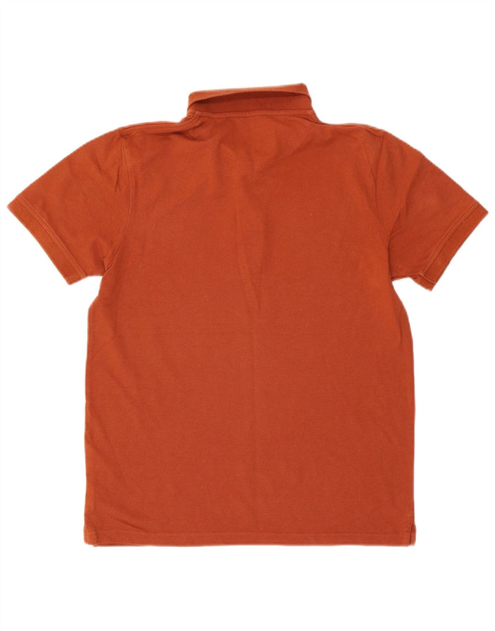 Polo da uomo Lyle & Scott in cotone arancione medio