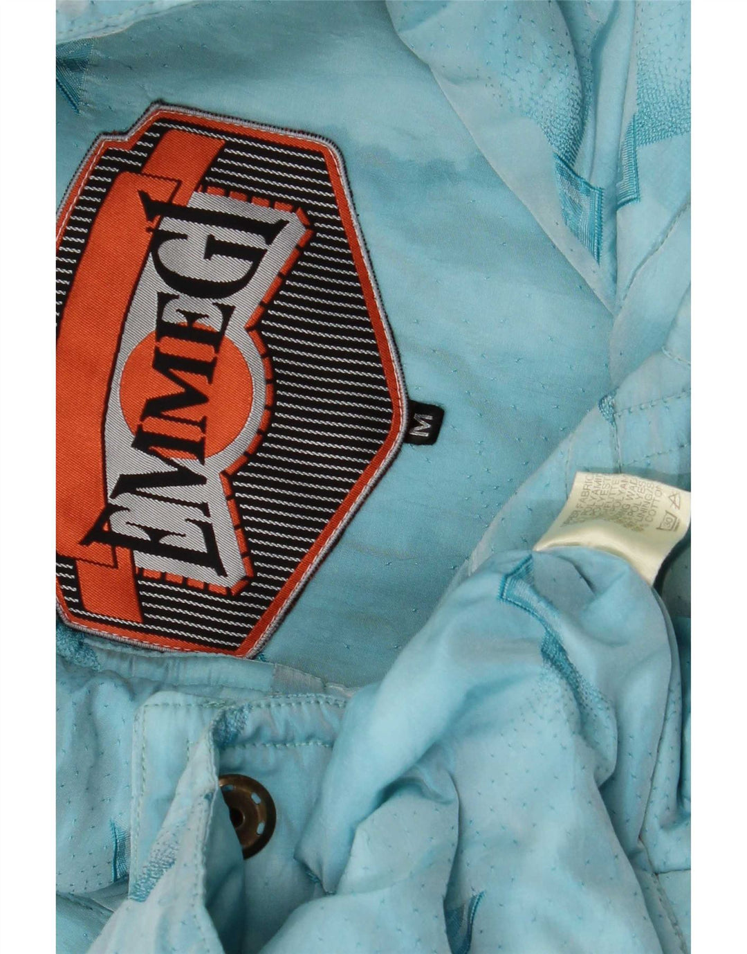 Gilet da uomo Emmegi UK 38 Poliammide geometrica blu medio