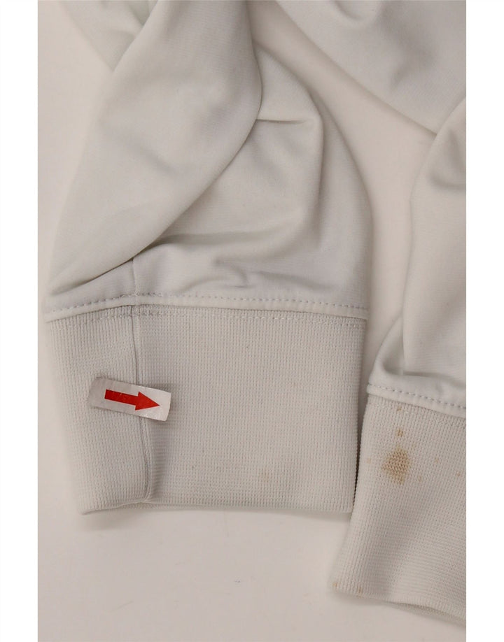 NIKE Giacca da tuta grafica da uomo in poliestere color block bianco medio