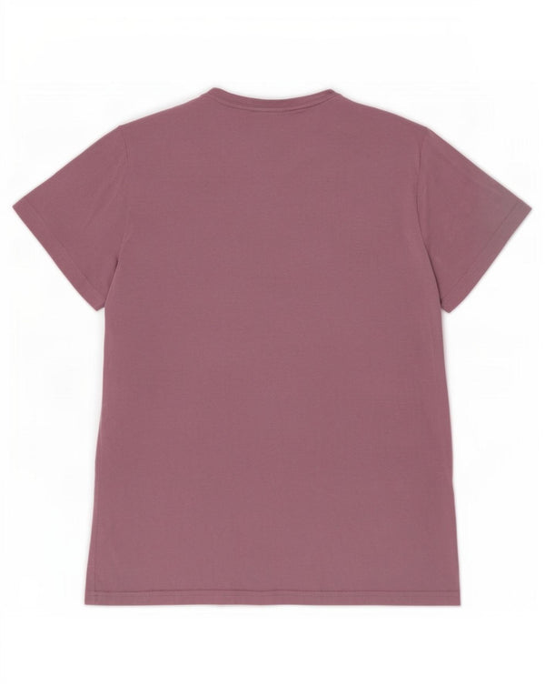 T-shirt grafica da donna Adidas Top UK 12/14 cotone viola medio
