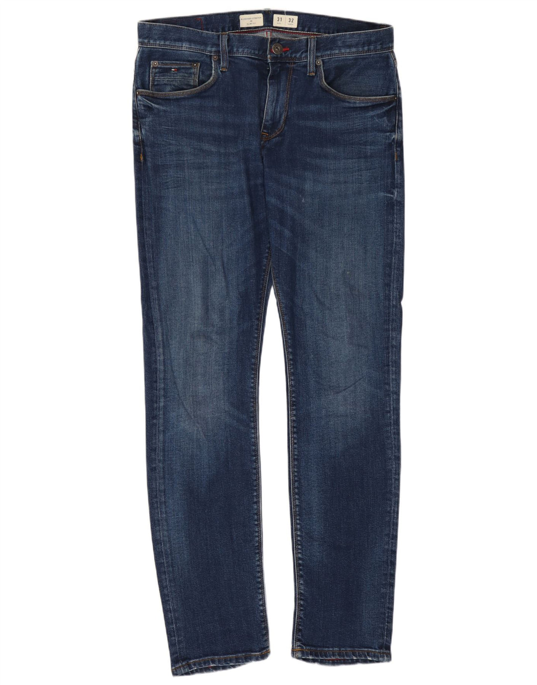 Tommy Hilfiger Uomo Bleecker Slim Jeans W31 L32 Cotone Blu