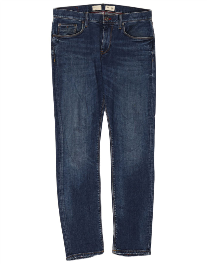 Tommy Hilfiger Uomo Bleecker Slim Jeans W31 L32 Cotone Blu
