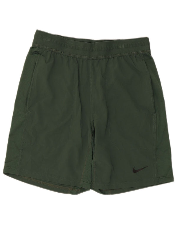 Pantaloncini sportivi Nike Dri Fit Standard da uomo piccoli in poliestere verde