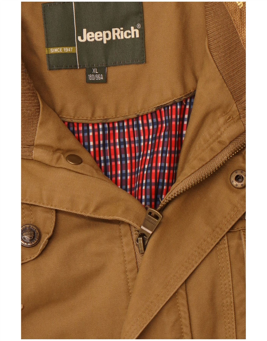 Giacca militare da uomo Jeep Rich UK 42 XL Marrone