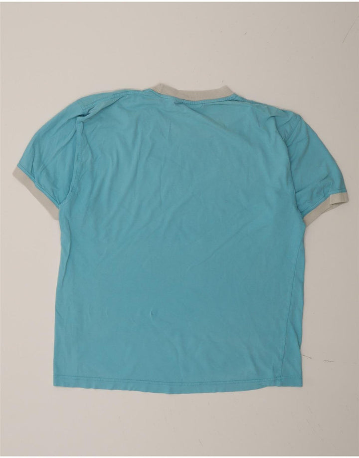 T-shirt Fila da uomo Top Large blu color block