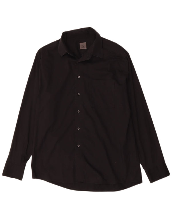 Camicia da uomo Calvin Klein Jeans taglia 16 grande nera