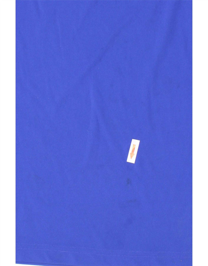 Maglietta Adidas Climalite da ragazzo, 9-10 anni, in poliestere blu