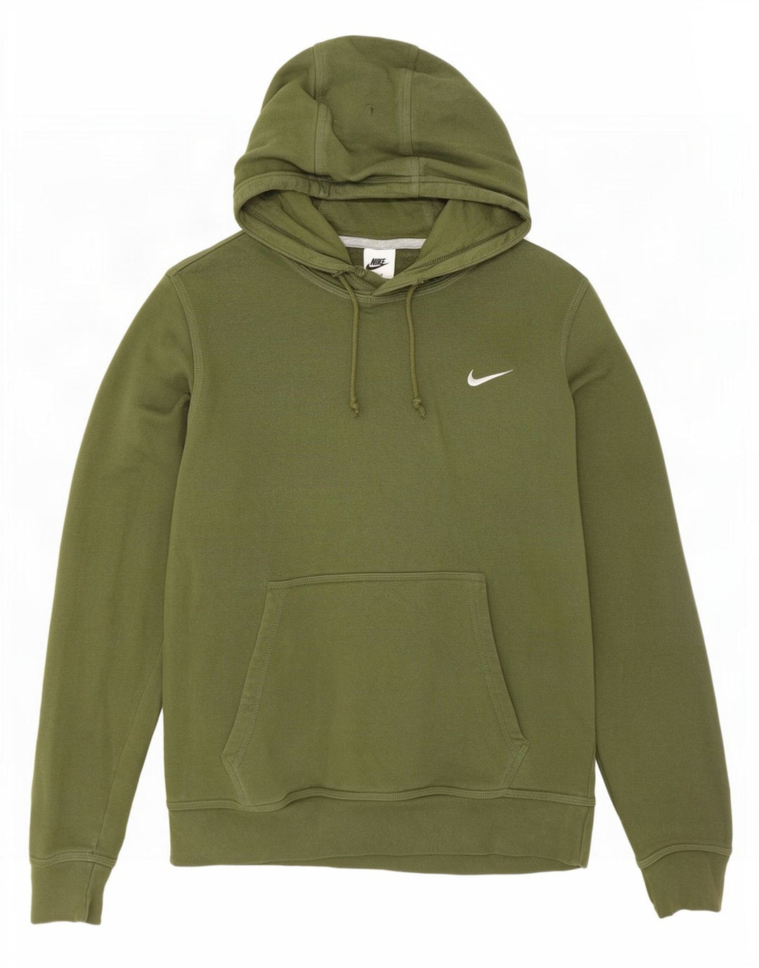 Felpa con cappuccio da uomo Nike, cotone medio kaki