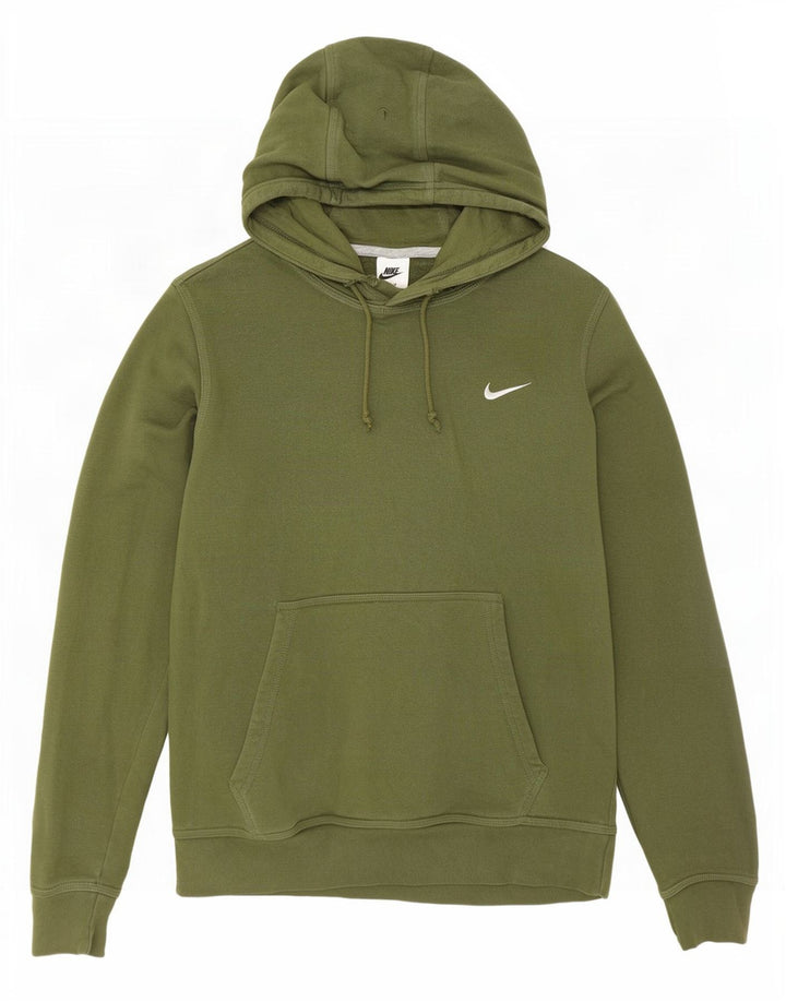 Felpa con cappuccio da uomo Nike, cotone medio kaki