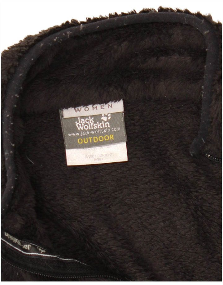 Giacca in pile da donna Jack Wolfskin UK 10 Small Poliestere nero