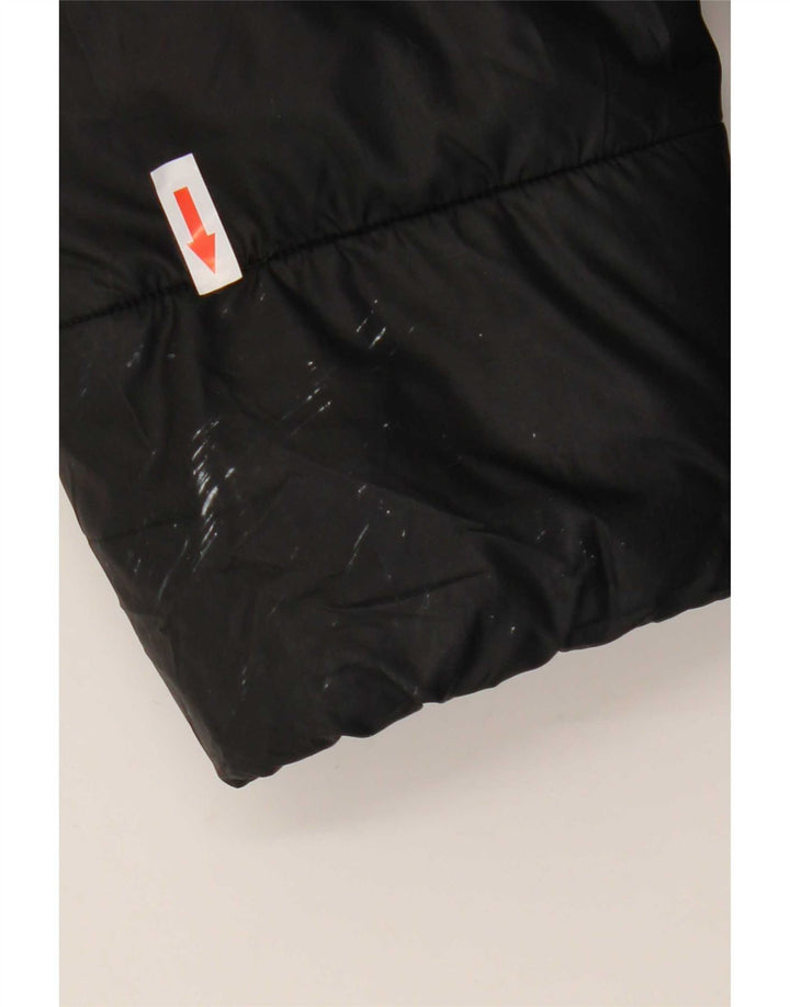 Cappotto imbottito con cappuccio da donna Adidas UK 16/18 grande poliestere nero