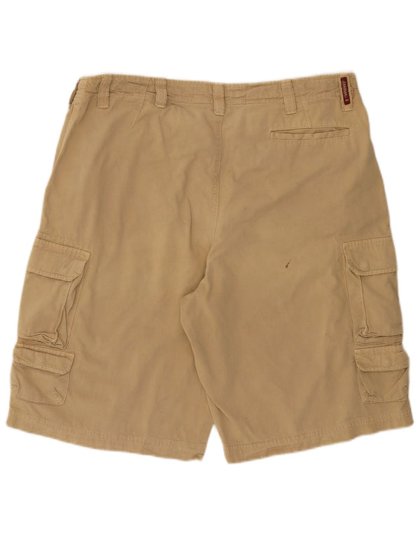 Pantaloncini cargo da uomo Carrera W36 grandi in cotone beige