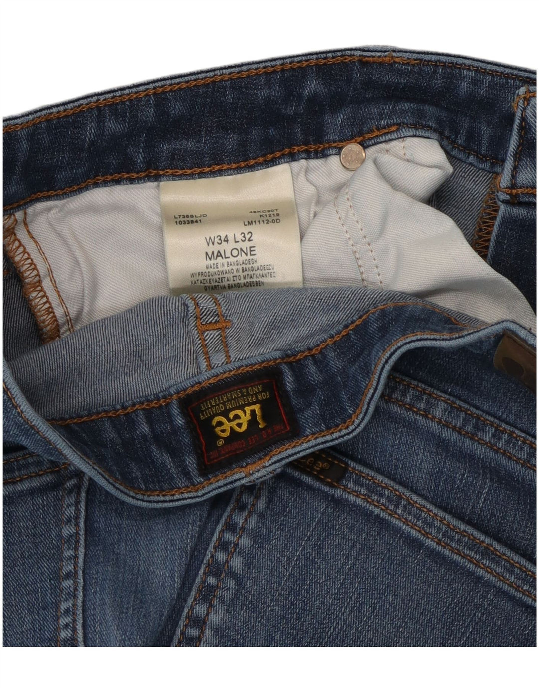 Jeans Lee Malone Slim da donna W34 L30 cotone blu