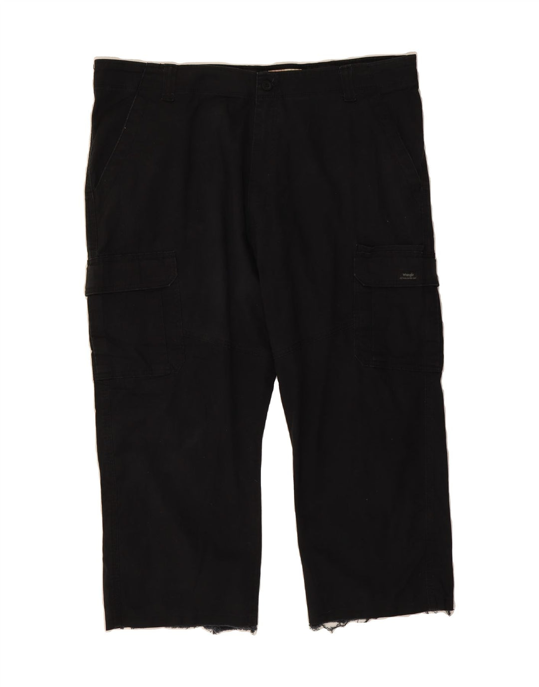 WRANGLER Mens Capri Cargo Trousers W42 L25 Black Cotton Vintage Wrangler and Second-Hand Wrangler from Messina Hembry 