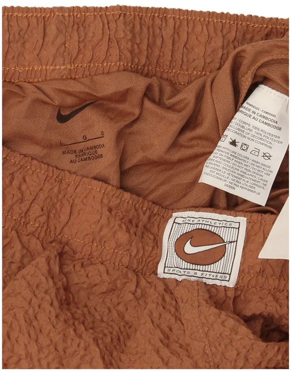Pantaloncini sportivi da donna NIKE UK 14 Large Marrone Poliestere
