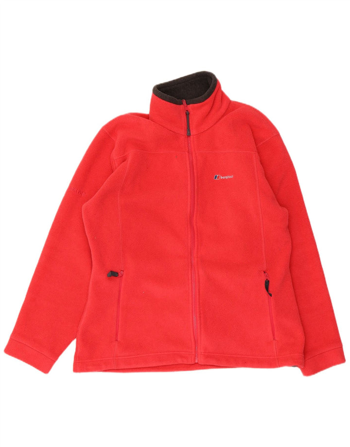 Giacca in pile da donna Berghaus UK 14 grande poliestere rosso