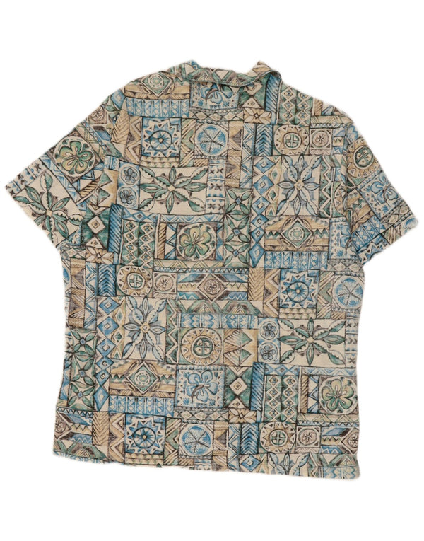 Camicia a maniche corte da uomo Rip Curl Patchwork blu medio