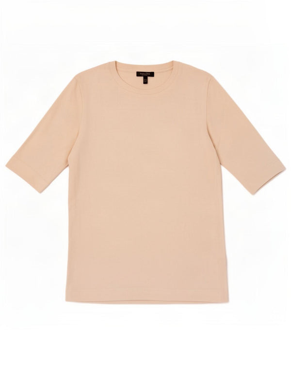 T-shirt da donna Massimo Dutti Top UK 6 XS cotone bianco sporco