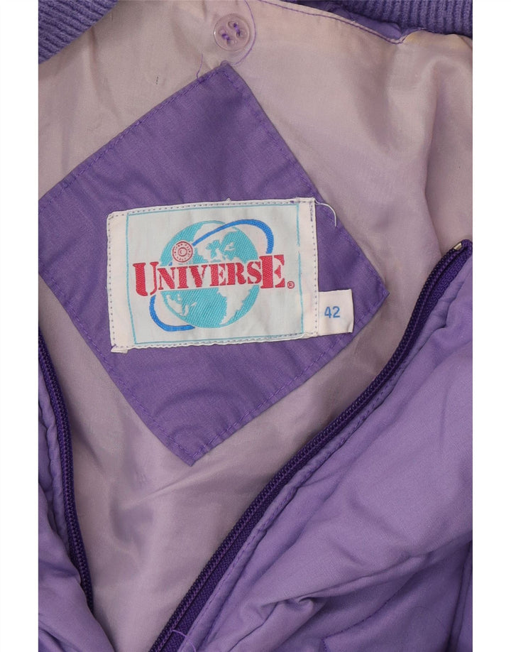 Cappotto imbottito da donna Univers EU 42 Large Viola Poliestere