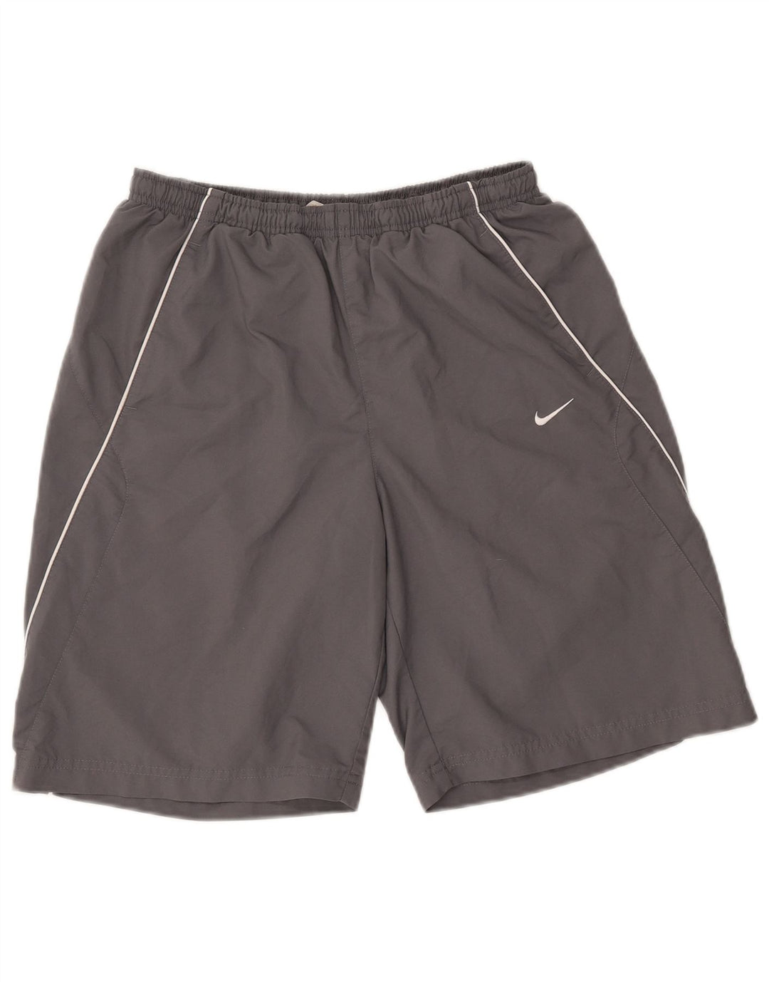 Pantaloncini sportivi da uomo NIKE in poliestere grigio medio