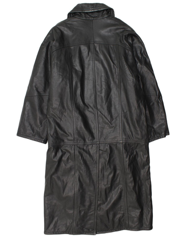Cappotto in Pelle Uomo Vittorio Forti IT 48 Medio Nero