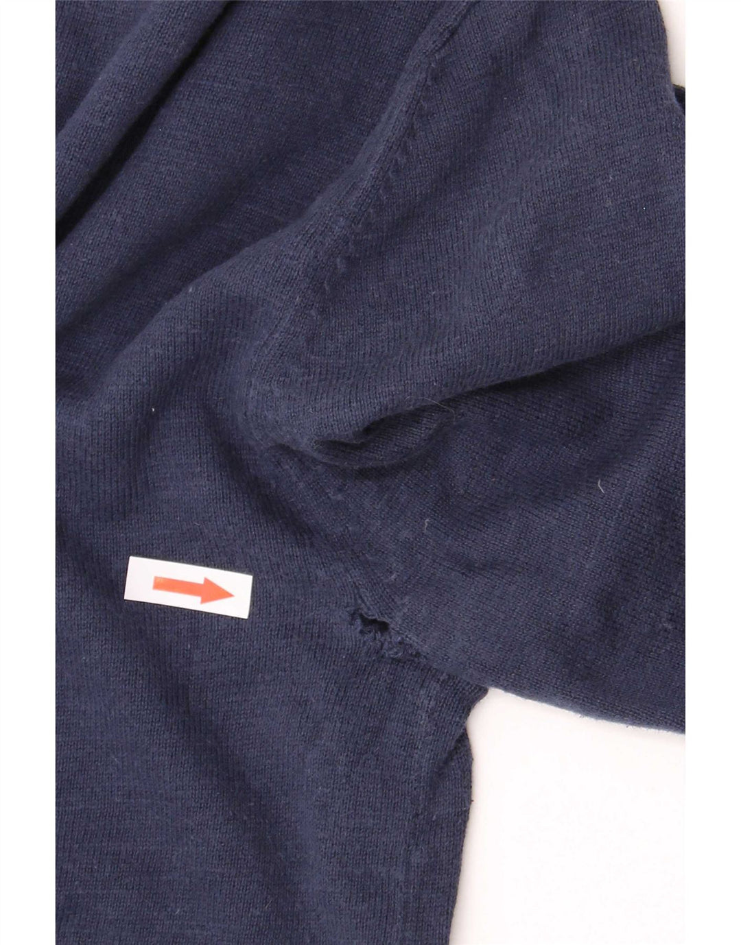 Maglione maglione girocollo da uomo Tommy Hilfiger piccolo in cotone blu navy