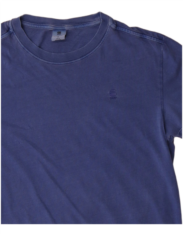 T-shirt da uomo G-Star Top piccola in cotone blu