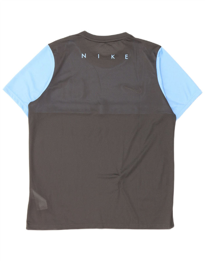 T-shirt grafica da uomo Nike Munchen Top XL poliestere color block grigio