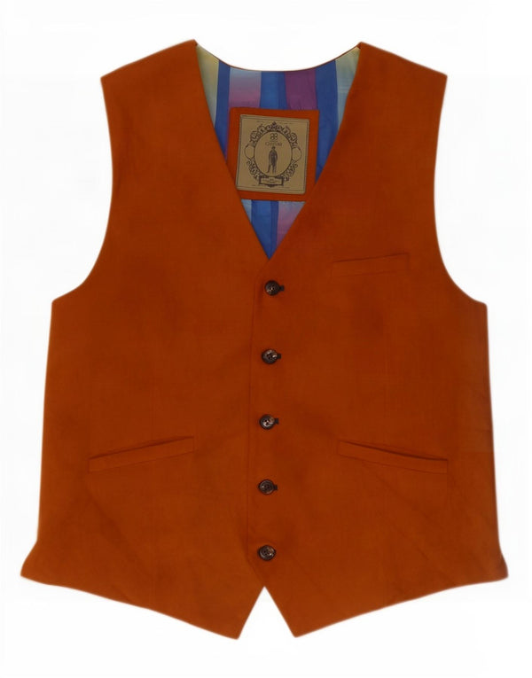 Gilet da uomo Cavani Small in poliestere color block marrone